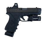 Used Glock 43X 9mm MOS W/ Vortex Defender Radian Ramjet Afterburner Streamlight TLR-7X Sub - 1 of 3