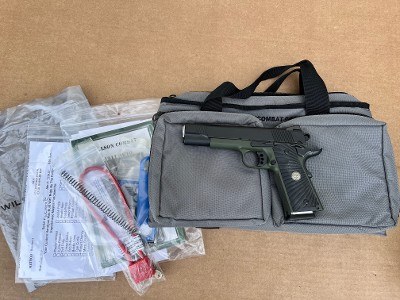 Wilson Combat CQB 9mm – Custom Shop 1911, OD Green/Black