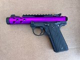 Ruger Mark IV 22/45 Lite – .22 LR, Purple Anodized, Threaded Barrel (Davidson’s Exclusive 43915) - 1 of 5