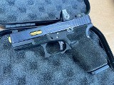 Salient Arms International Glock 19 Tier 1 – Gold Barrel, Trijicon RMR, Custom Stipple - 6 of 11