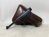 Japanese Nambu Type 14 Pistol – WWII Military Sidearm w/ Leather Holster - 5 of 10