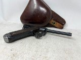 Japanese Nambu Type 14 Pistol – WWII Military Sidearm w/ Leather Holster - 2 of 10