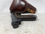 Japanese Nambu Type 14 Pistol – WWII Military Sidearm w/ Leather Holster - 3 of 10