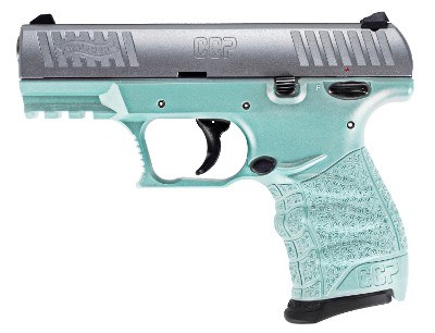 Walther CCP M2 9mm Angel Blue & Stainless Steel 8 Round Capacity 5083512