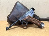 Japanese Type 14 Nambu Pistol with Leather Holster – 8mm Nambu - 1 of 6