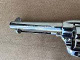Colt Single Action Army .45 LC Factory Nickel with Ivory Grips (1989) - 2 of 5