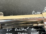 Colt Lawman Series Bat Masterson Commemorative Single Action Army SAA Revolver – Nickel, Cased, 1 of 500 - 10 of 10