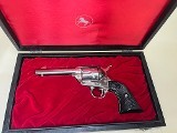 Colt Lawman Series Bat Masterson Commemorative Single Action Army SAA Revolver – Nickel, Cased, 1 of 500 - 2 of 10