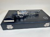 Colt Lawman Series Bat Masterson Commemorative Single Action Army SAA Revolver – Nickel, Cased, 1 of 500 - 4 of 10