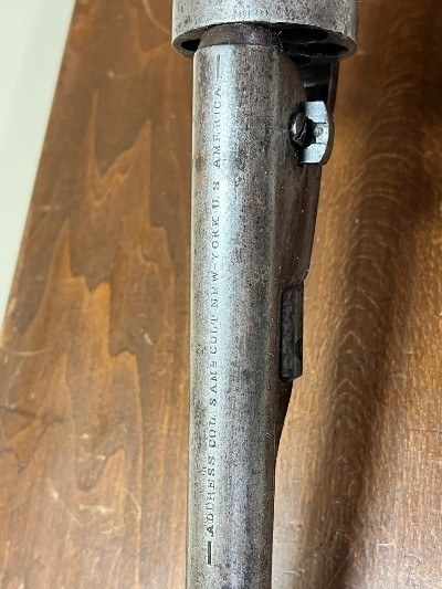 Colt 1860 Army U.S. Marked Revolver – .44 Cal, 8