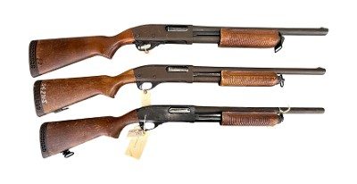 One (1) Police Trade Remington 870 Magnum 12 Ga Pump Action 18