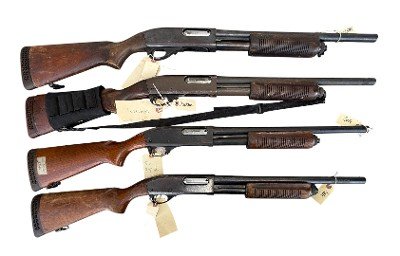 One (1) Police Trade Remington 870 Wingmaster 12 Ga Pump Action 18