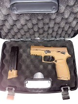 USED Sig Sauer P320 M18 – 9mm, Coyote Tan, Manual Safety - 1 of 8
