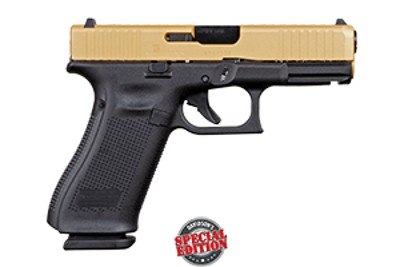 Glock 45 9MM 17RD GOLD SLIDE ACG-57035