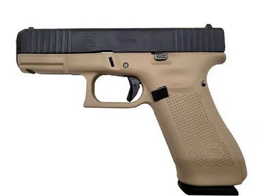 Glock 45 9MM DESERT TAN FIBER OPTIC PA455S204DTF