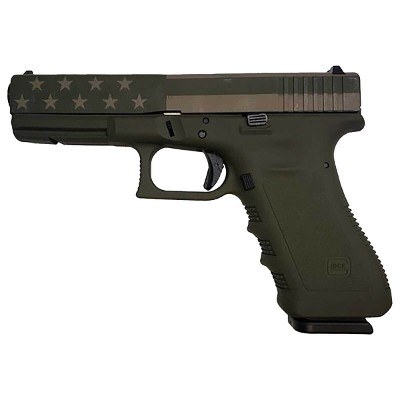 GLOCK 22 GEN 3 40 S&W OD GREEN/FDE FLAG UI2250204ODFD