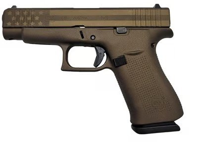Glock 48 9MM BRONZE FLAG PA4850204BF