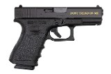 Glock 19 Gen3 9mm with Gadsen Flag and Don't Tread on Me Gold Engraving DAV-12411 - 1 of 1
