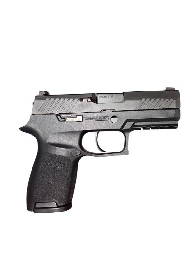 USED SIG Sauer P320 Compact 9mm – Nitron Finish, Contrast Sights, Modular Grip - Image 3 of 8