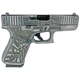 Glock G19 Gen5 Custom Patriot Gray Live or Die Compact 9mm 4.02