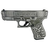 Glock G19 Gen5 Custom Patriot Gray Live or Die Compact 9mm 4.02