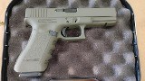 USED Police Trade Glock 17 Gen 3 9mm 1-17 rd Mag OD Green Finish PI1750203 - 1 of 2
