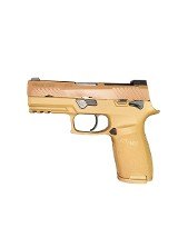 Used Sig Sauer P320 M18 9mm – Coyote Tan, Optic Ready, 3 Magazines - 2 of 7