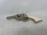 Colt Single Action Army Sheriff’s Model 3rd Gen .45 SAA Colt Nickel / Ivory Grips - 8 of 8