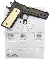 Nighthawk Custom NHC Classic 45 ACP IOS 1911 DLC Giraffe Bone Grips 0063 - 3 of 3