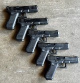 (1) Police Trade Glock 17 Gen 5 9mm Ameriglo Night Sights 17 Round Capacity