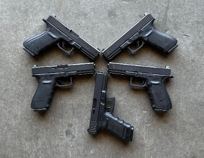 (1) Police Trade Glock 21 Gen 4 45 ACP 13 Round Capacity Night Sights