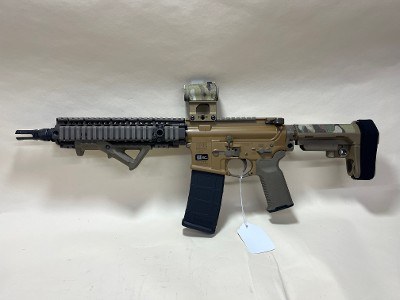 LWRC M6IC 5.56 NATO – FDE, Factory Pistol, Upgraded Setup