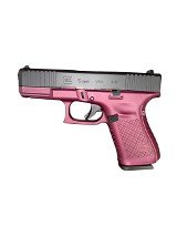 Glock 19 Gen5 9x19 – Apollo Custom Raspberry Cerakote, 3×15-rd Mags, Case - 2 of 8