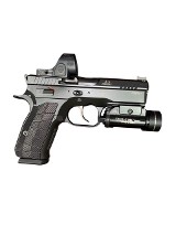 CZ Shadow 2 Compact Optics-Ready — Trijicon SRO, Streamlight TLR-1 HL, Light-Bearing Holster (Bundle) - 3 of 8