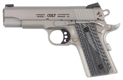 Colt Officers Model Commander Slide 45 ACP Stainless Steel 4.25