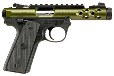 Ruger Mark IV 22/45 22 LR Green Anodized 10 Round Capacity 43916 MK