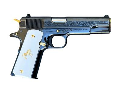 Colt 1911 Government Classic 45 ACP Polished Blue Engraved O1911CLASSIC