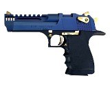 Factory Blem Magnum Research Desert Eagle L5 357 Mag Carbo Blue & Gold DE357L5CBG - 2 of 4