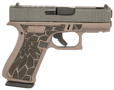 Glock 43X 9mm MOS Ported Gold Cerakote & Textured Grip UX4350201FRCRUP