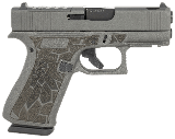 Glock 43X 9mm MOS Ported Cobalt Grey & Textured Grip UX4350204NCRUPCOB
