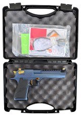 Factory Blem Magnum Research Desert Eagle Mark XIX 50 AE Carbo Blue & Gold DE50CBG - 3 of 4