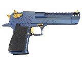 Factory Blem Magnum Research Desert Eagle Mark XIX 50 AE Carbo Blue & Gold DE50CBG - 2 of 4