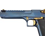 Factory Blem Magnum Research Desert Eagle Mark XIX 50 AE Carbo Blue & Gold DE50CBG-1 - 5 of 5