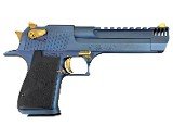 Factory Blem Magnum Research Desert Eagle Mark XIX 50 AE Carbo Blue & Gold DE50CBG-1 - 1 of 5