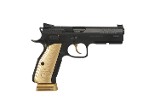 CZ 75 Shadow 2 Gold Digger Talo Model 9mm Optics Ready Gold 19 Round Capacity 91242