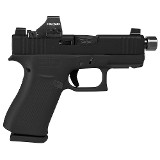 Glock 43X Custom Hux Puppy 9mm Threaded Barrel W/ Holosun 407K UX4350201FRSPBLK - 1 of 1