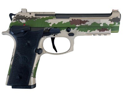 Factory Used Beretta 92XI Combat Series 9mm Vegetato Camo Optics Ready SPEC0742A10