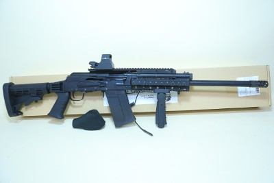 Saiga 12 12 Gauge Tactical Shotgun
Russian Izhmash, 19" Barrel, Sightmark Optic