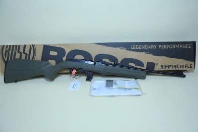 Rossi RS22 .22 LR Semi Auto
OD Green Synthetic Stock, Fiber Optic Sights