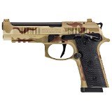 Beretta 92XI 9mm Optics Ready DCU Camo 18 Round Capacity SPEC0732A18